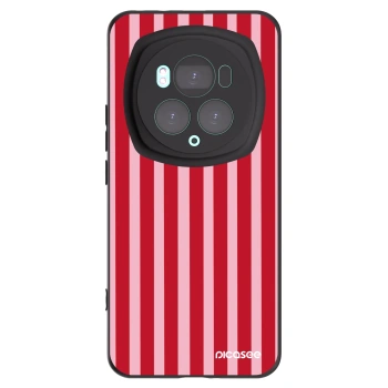 Picasee crna silikonska maskica za Honor Magic6 Pro - Lines red