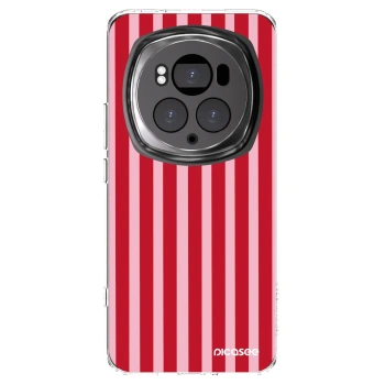 Picasee silikonska prozirna maskica za Honor Magic6 Pro - Lines red