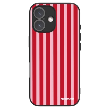 Picasee ULTIMATE CASE MagSafe za Apple iPhone 16 - Lines red