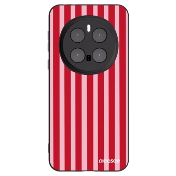 Picasee crna silikonska maskica za Honor Magic7 Pro 5G - Lines red