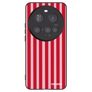 Picasee crna silikonska maskica za Xiaomi 15 Ultra - Lines red