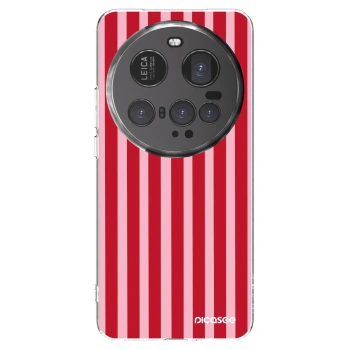 Picasee silikonska prozirna maskica za Xiaomi 15 Ultra - Lines red