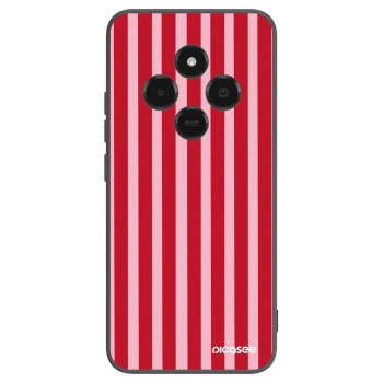Picasee crna silikonska maskica za Xiaomi Poco C75 - Lines red