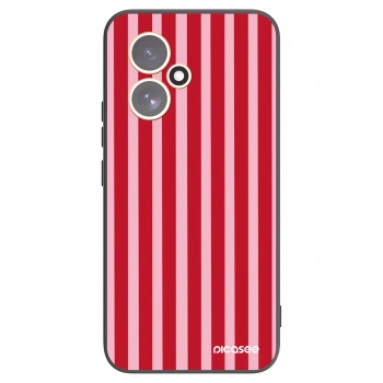 Picasee crna silikonska maskica za Honor 400 5G - Lines red