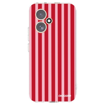 Picasee silikonska prozirna maskica za Honor 400 5G - Lines red