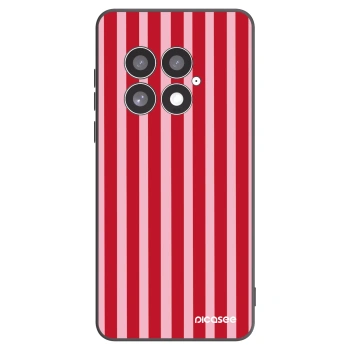 Picasee crna silikonska maskica za OnePlus 13 5G - Lines red