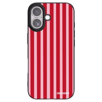 Picasee crna silikonska maskica za Apple iPhone 17 - Lines red