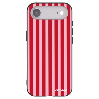 Picasee crna silikonska maskica za Apple iPhone Air - Lines red