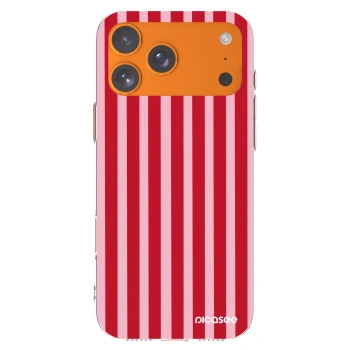 Picasee silikonska prozirna maskica za Apple iPhone 17 Pro Max - Lines red