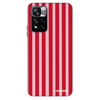 Maskica za Xiaomi Redmi Note 11 Pro - Lines red