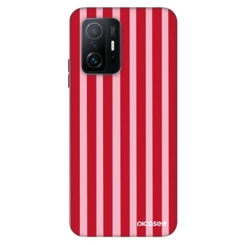 Maskica za Xiaomi 11T Pro - Lines red