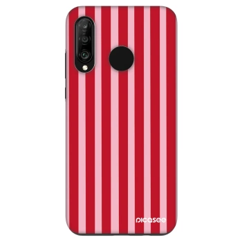 Maskica za Huawei P30 Lite - Lines red