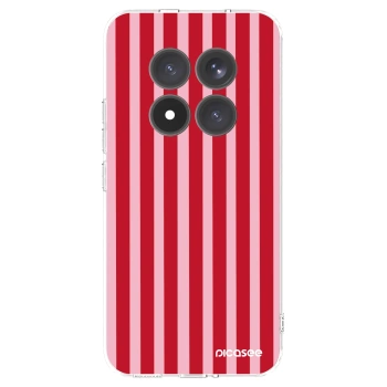 Picasee silikonska prozirna maskica za Xiaomi Redmi Note 15 Pro+ - Lines red