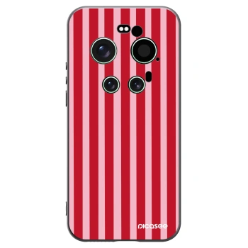 Picasee crna silikonska maskica za Xiaomi 17 Ultra - Lines red