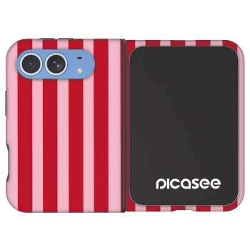 Picasee Fashion Case MagSafe za Apple iPhone Ultra - Lines red