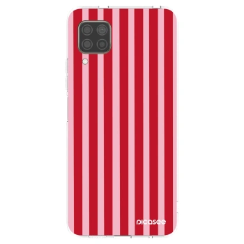 Picasee silikonska prozirna maskica za Huawei P40 Lite - Lines red