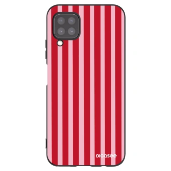 Picasee crna silikonska maskica za Huawei P40 Lite - Lines red