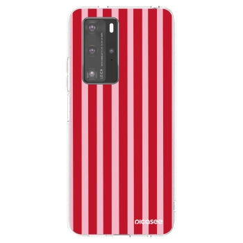 Maskica za Huawei P40 Pro - Lines red