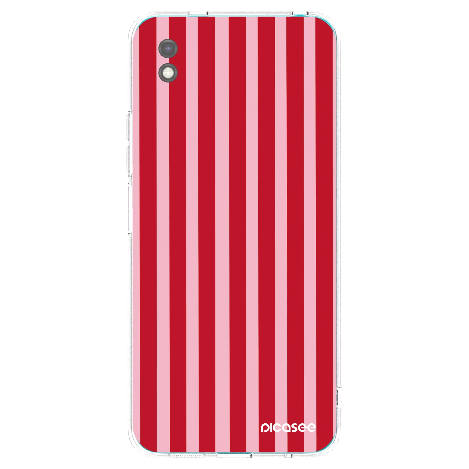 Picasee crna silikonska maskica za Xiaomi Redmi 9A - Lines red