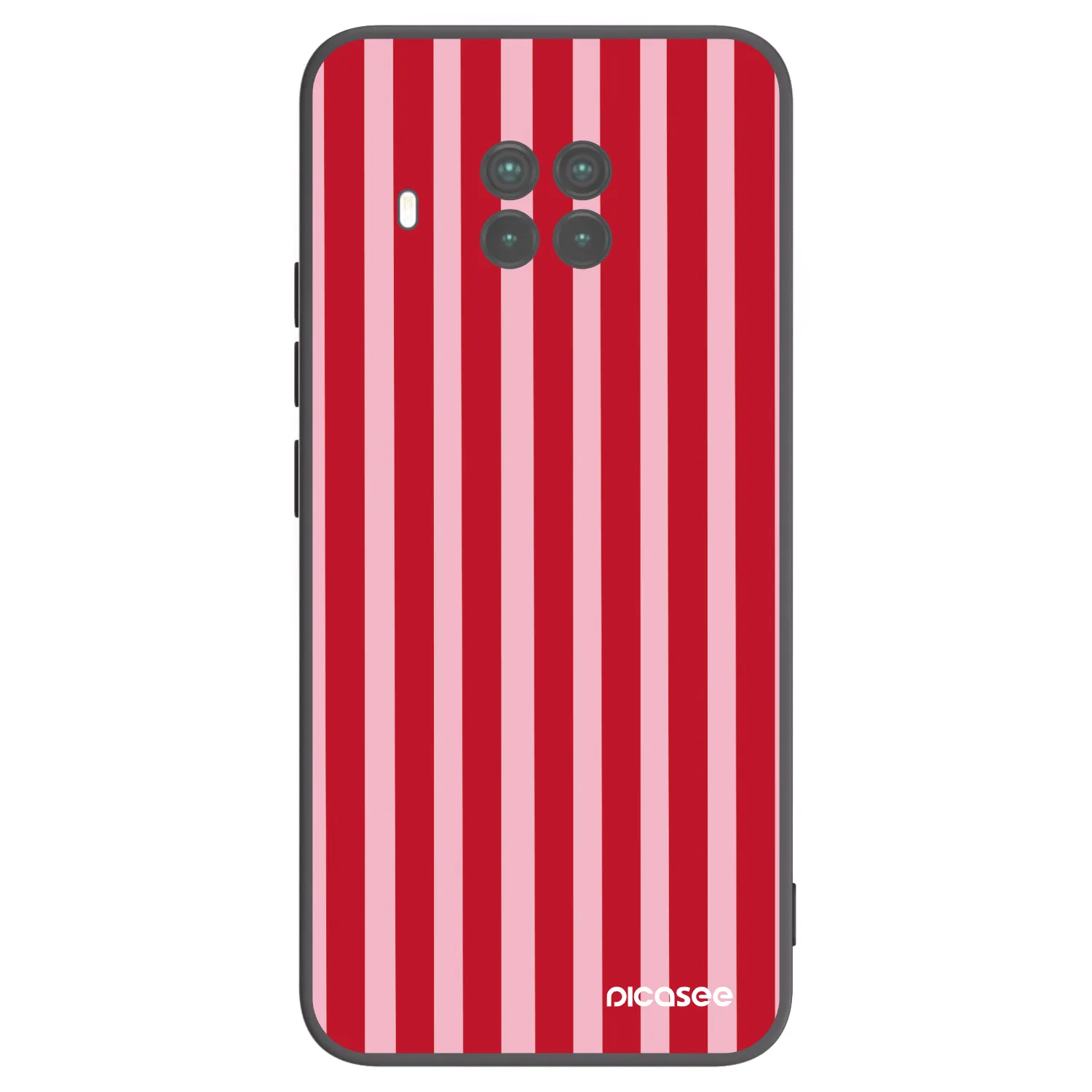 Picasee crna silikonska maskica za Xiaomi Mi 10T Lite - Lines red