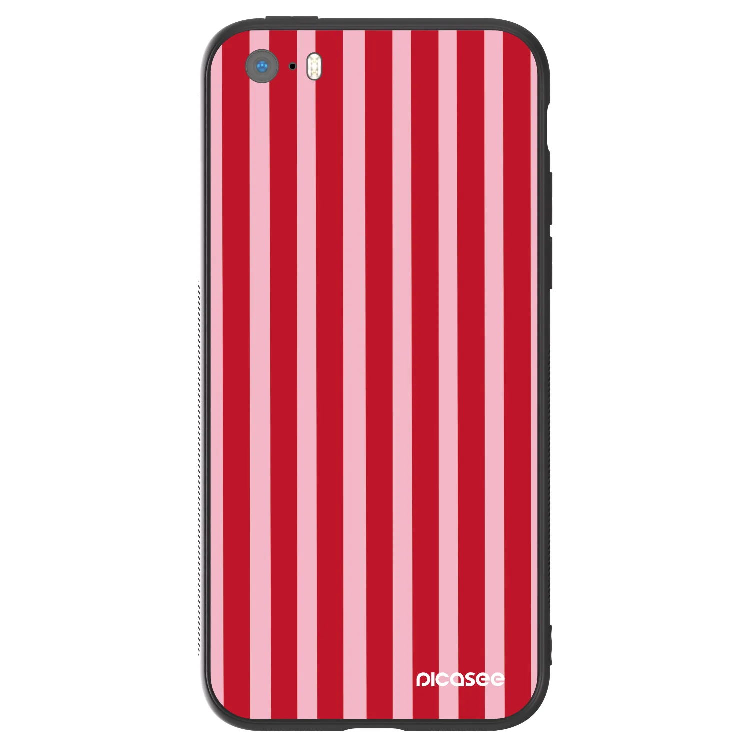 Picasee ULTIMATE CASE za Apple iPhone 5/5S/SE - Lines red