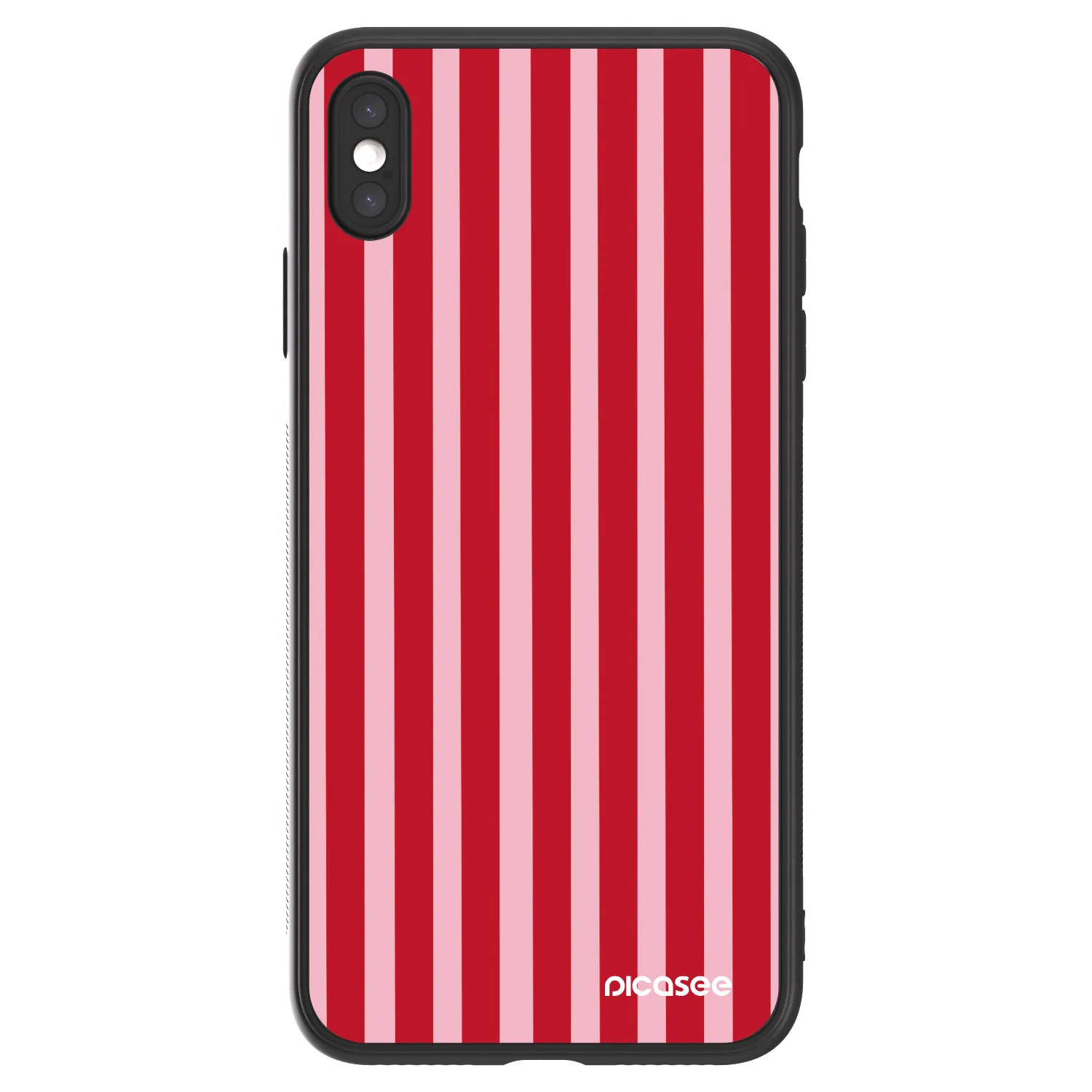 Picasee ULTIMATE CASE za Apple iPhone XS Max - Lines red