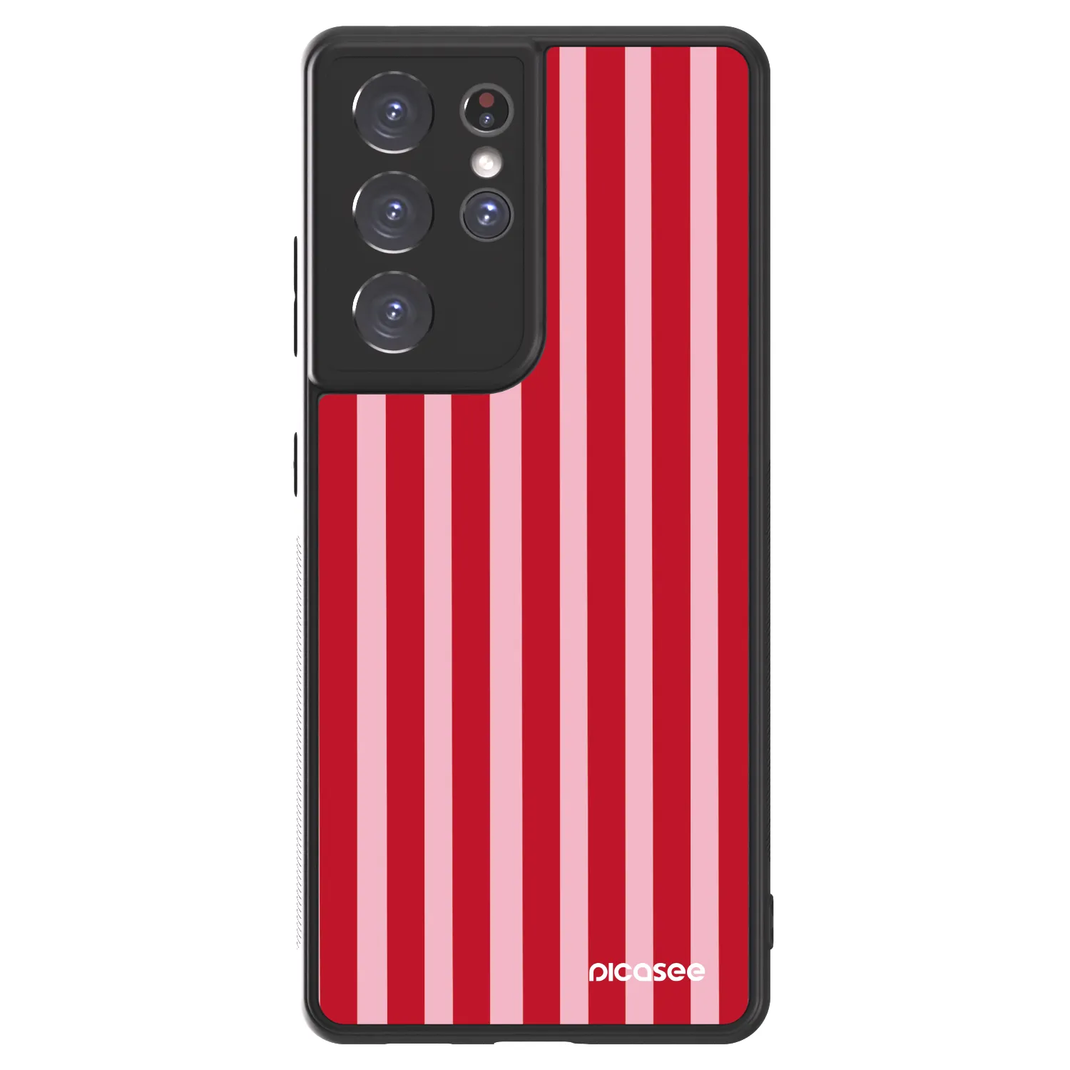 Picasee ULTIMATE CASE za Samsung Galaxy S21 Ultra 5G G998B - Lines red