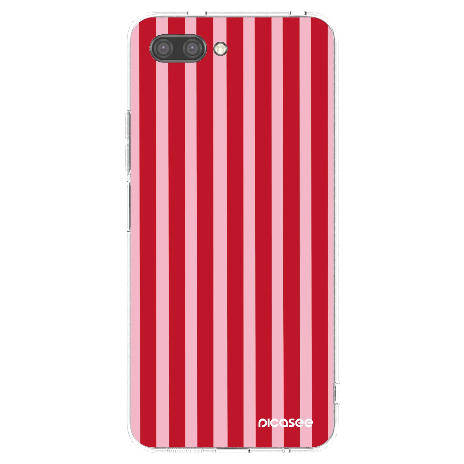 Picasee silikonska prozirna maskica za Honor 10 - Lines red