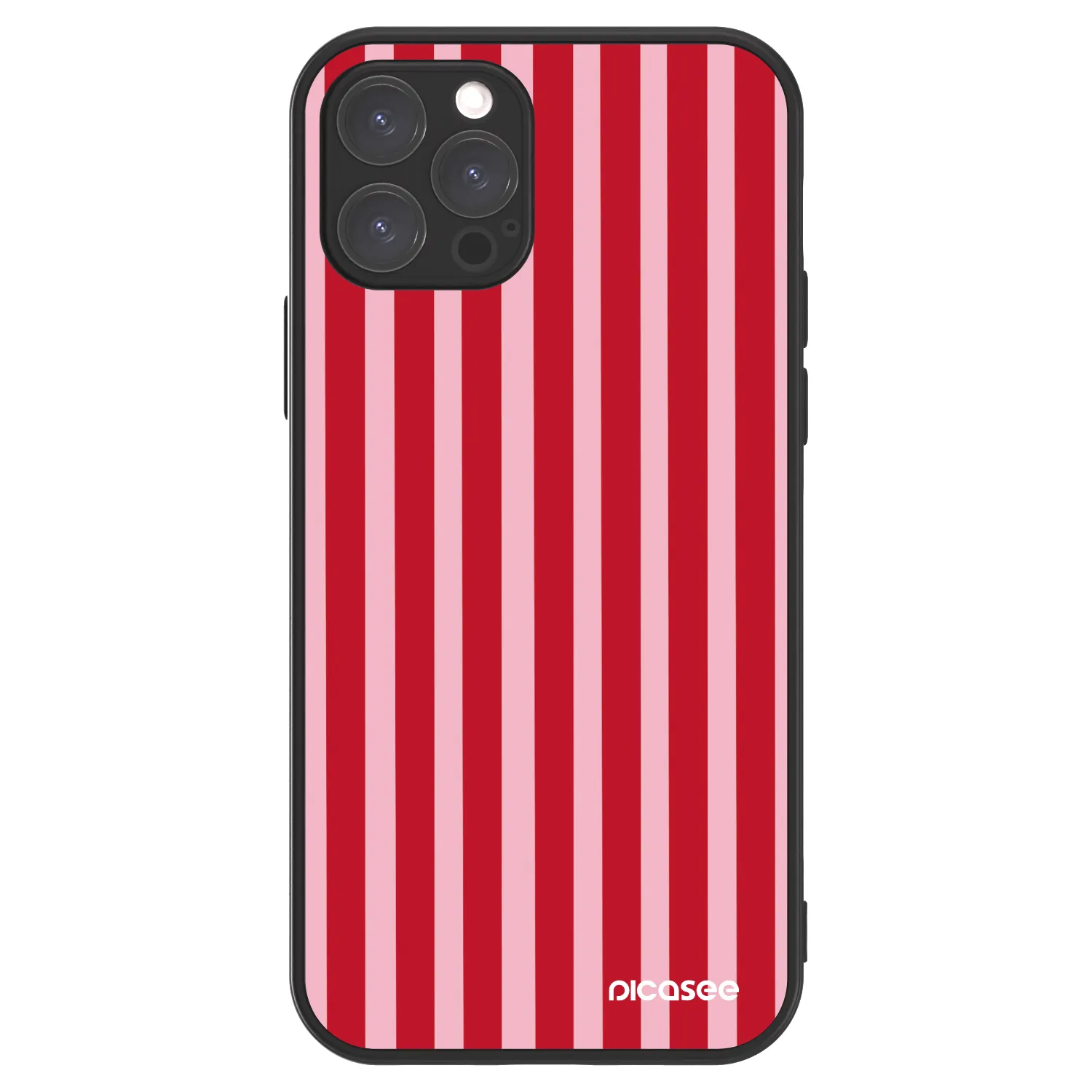 Picasee ULTIMATE CASE MagSafe za Apple iPhone 12 Pro - Lines red