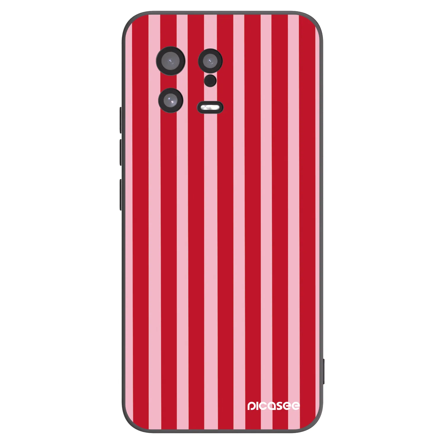 Picasee crna silikonska maskica za Xiaomi 13 - Lines red
