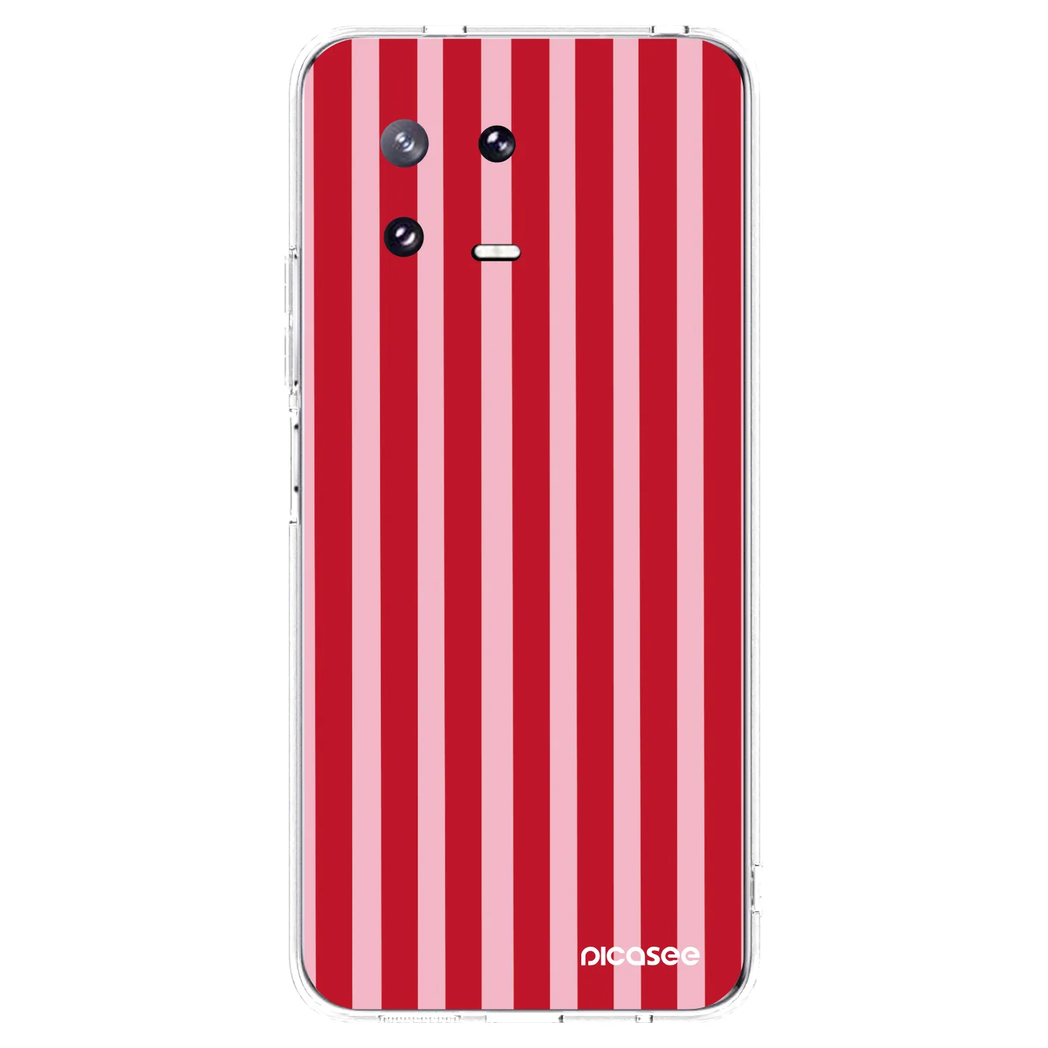 Picasee silikonska prozirna maskica za Xiaomi 13 Pro - Lines red