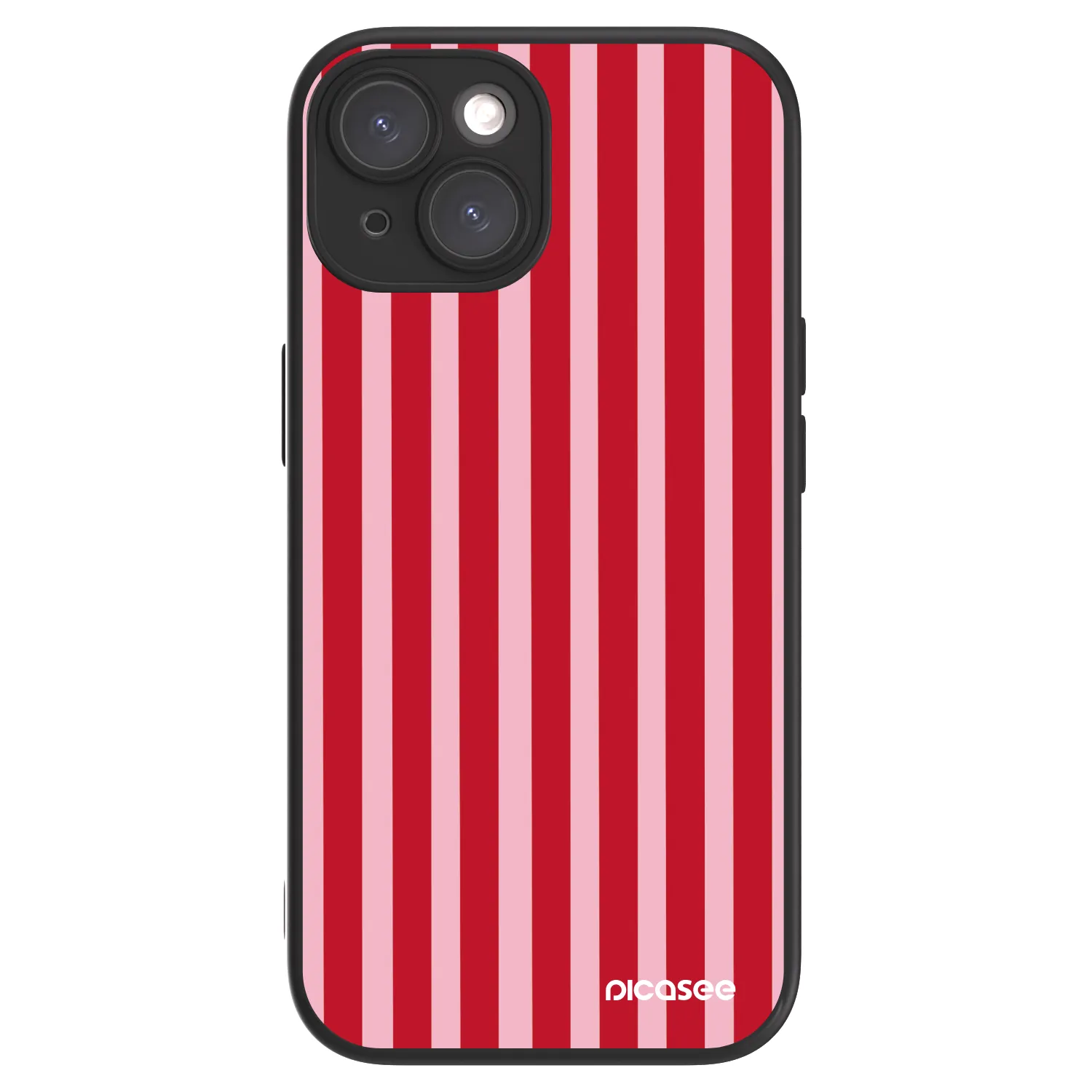 Picasee ULTIMATE CASE MagSafe za Apple iPhone 15 - Lines red