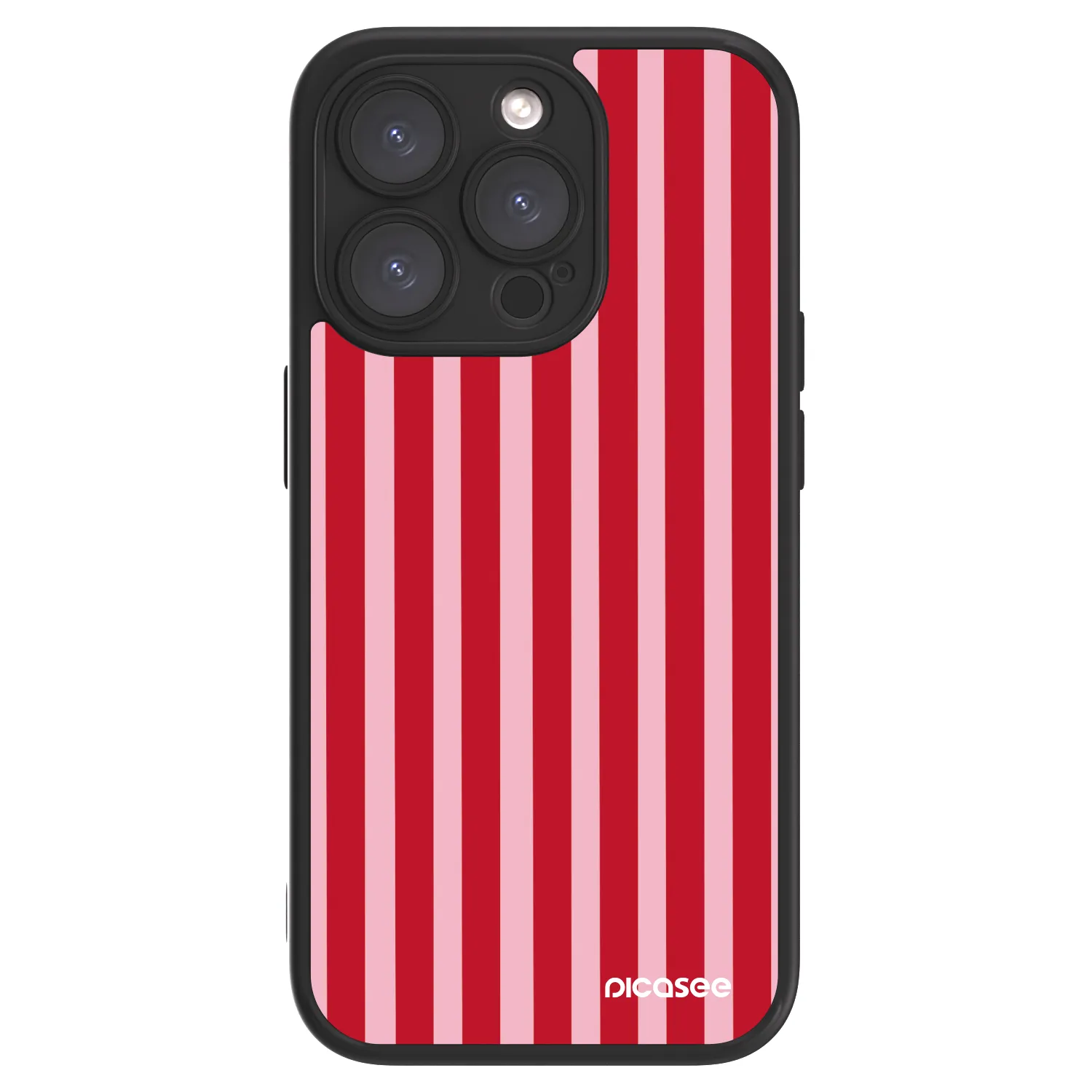 Picasee ULTIMATE CASE MagSafe za Apple iPhone 15 Pro - Lines red