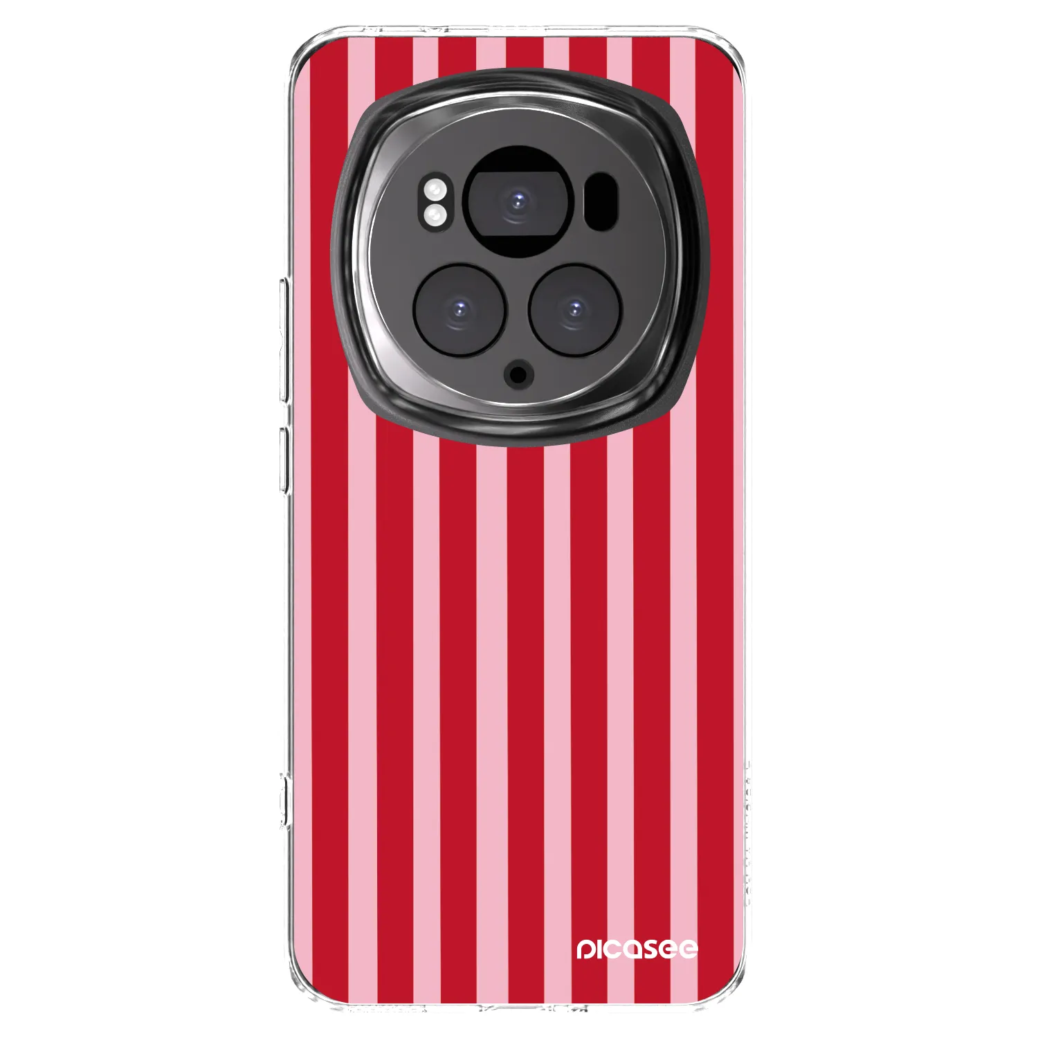 Picasee silikonska prozirna maskica za Honor Magic6 Pro - Lines red