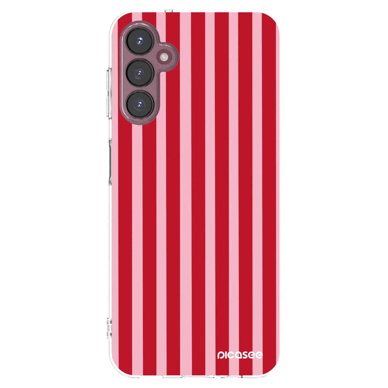 Picasee silikonska prozirna maskica za Samsung Galaxy A05s A057G - Lines red
