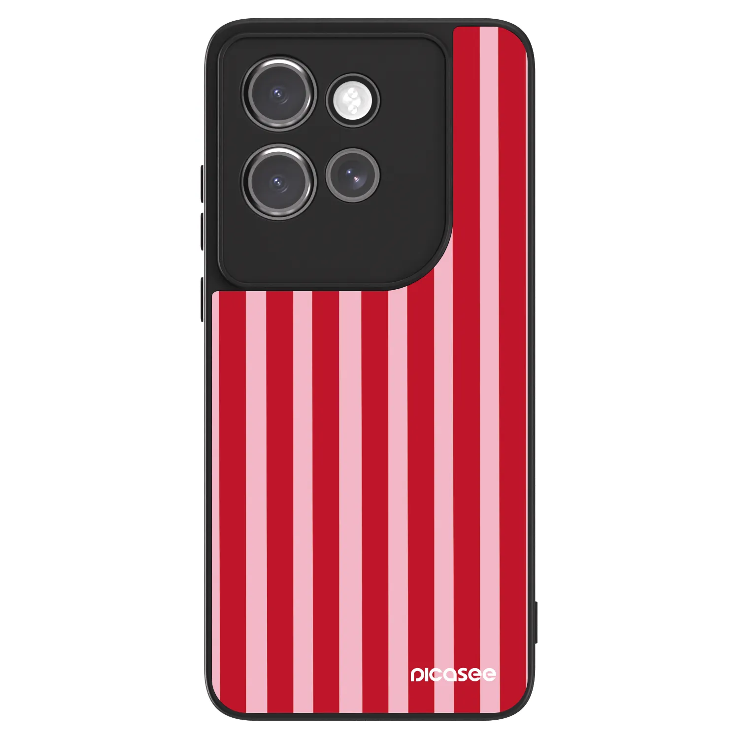 Picasee ULTIMATE CASE za Motorola Edge 50 Neo - Lines red