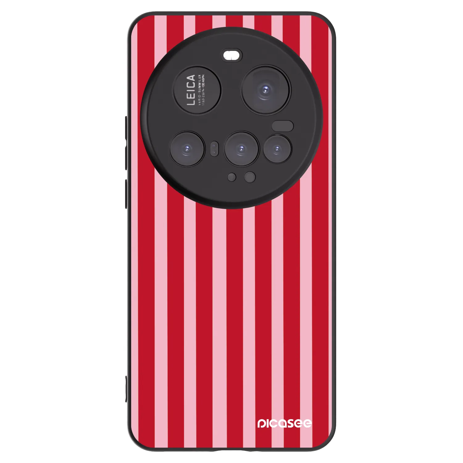 Picasee crna silikonska maskica za Xiaomi 15 Ultra - Lines red