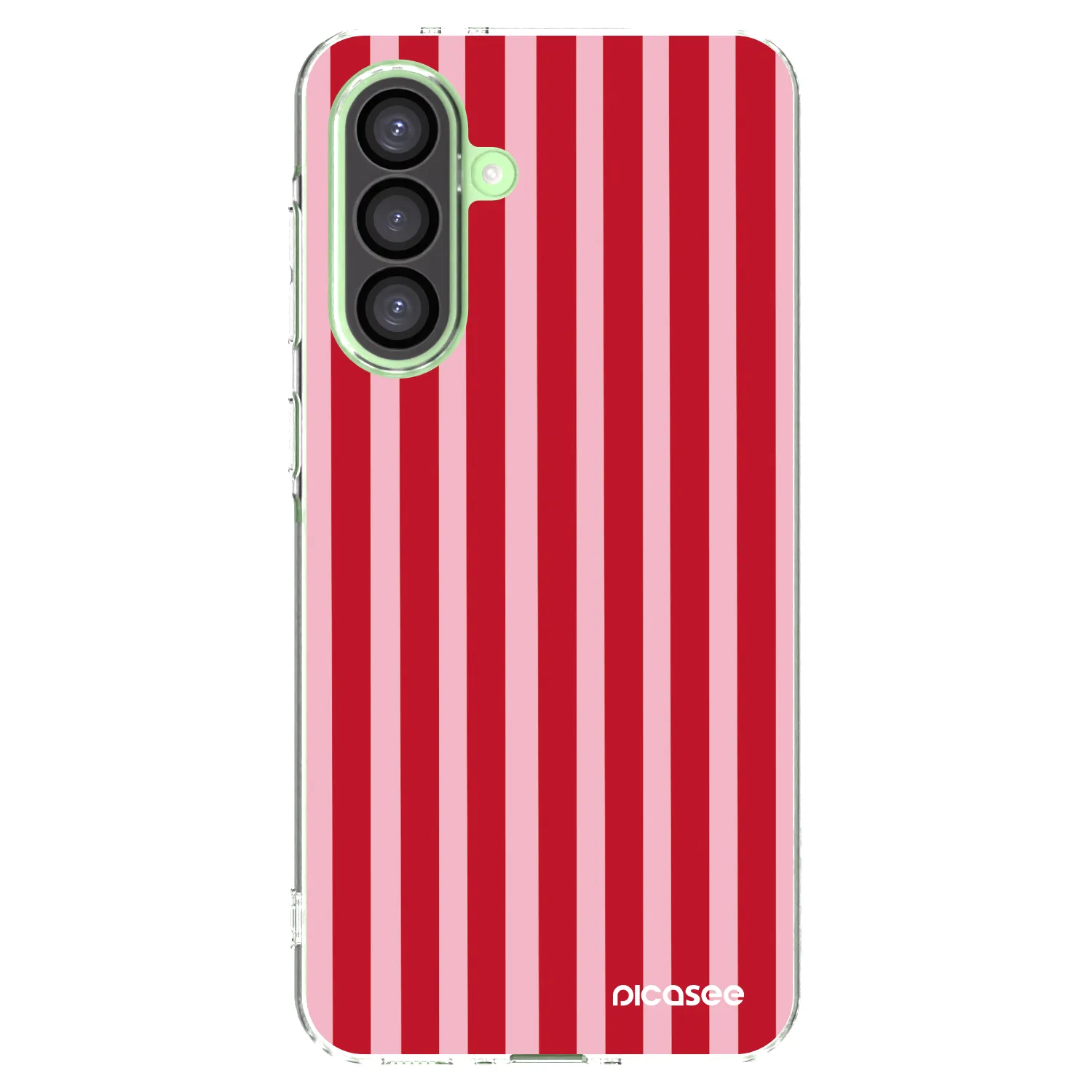 Picasee silikonska prozirna maskica za Samsung Galaxy A26 5G A266B - Lines red