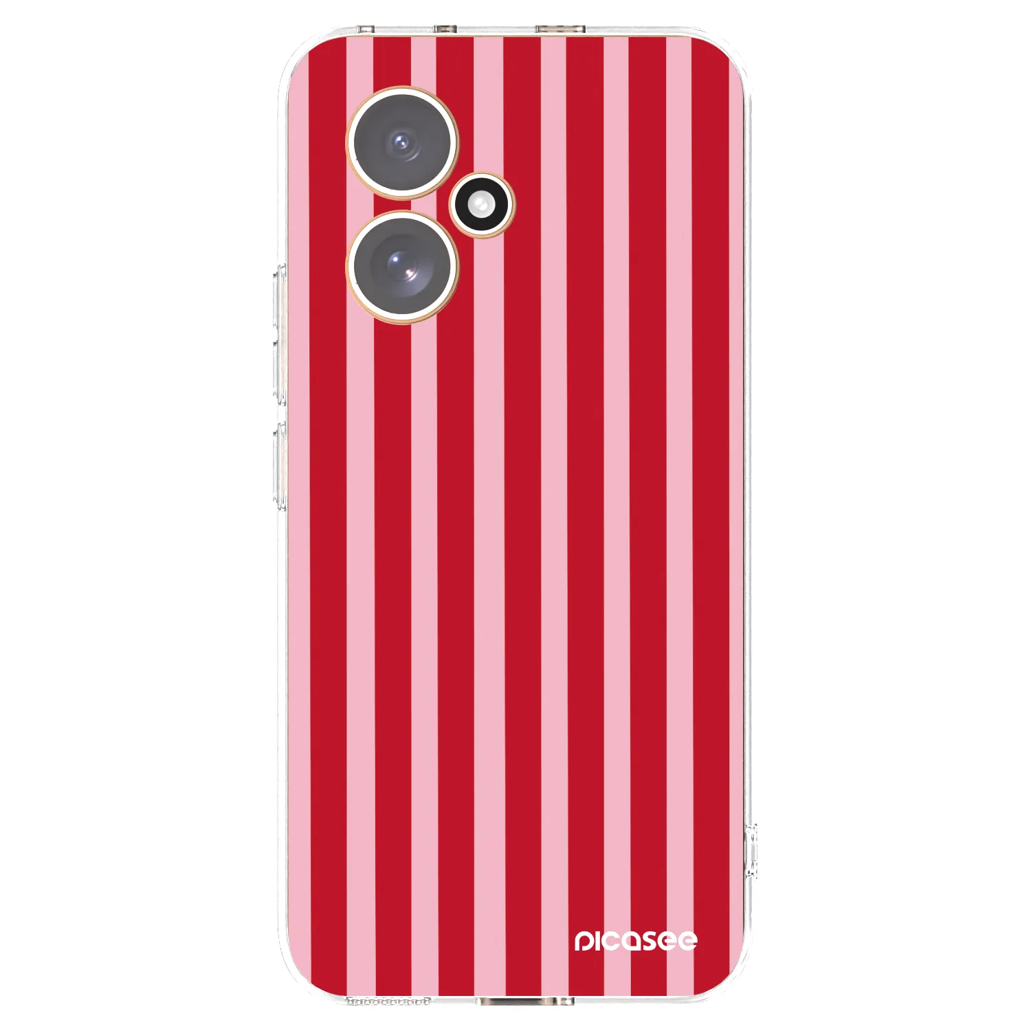 Picasee silikonska prozirna maskica za Honor 400 5G - Lines red