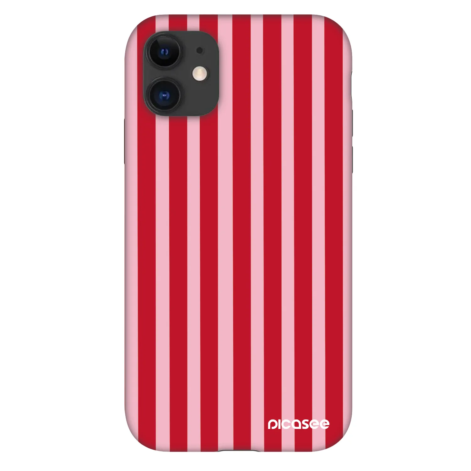 Picasee Fashion Case za Apple iPhone 11 - Lines red