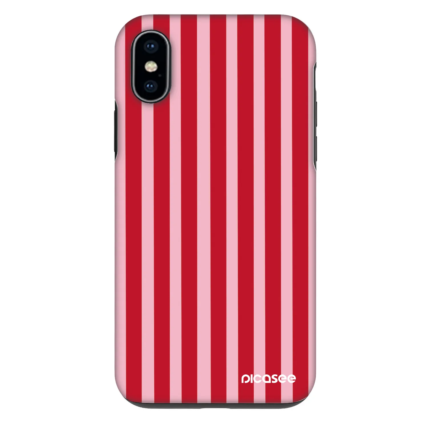 Picasee Fashion Case za Apple iPhone X/XS - Lines red