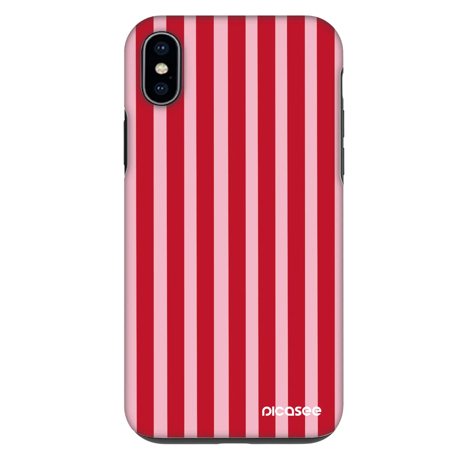 Picasee Fashion Case za Apple iPhone XS Max - Lines red