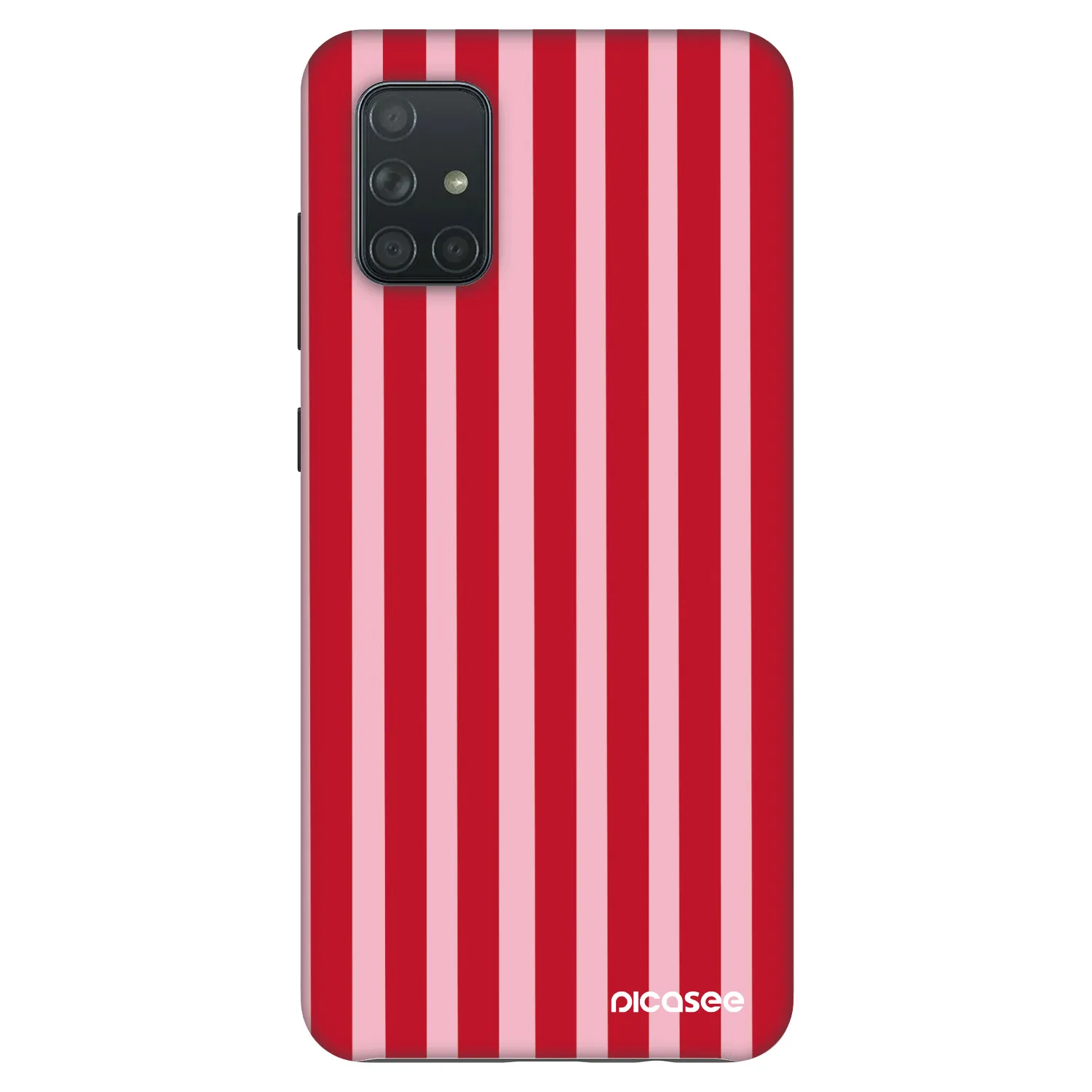 Picasee Fashion Case za Samsung Galaxy A71 A715F - Lines red