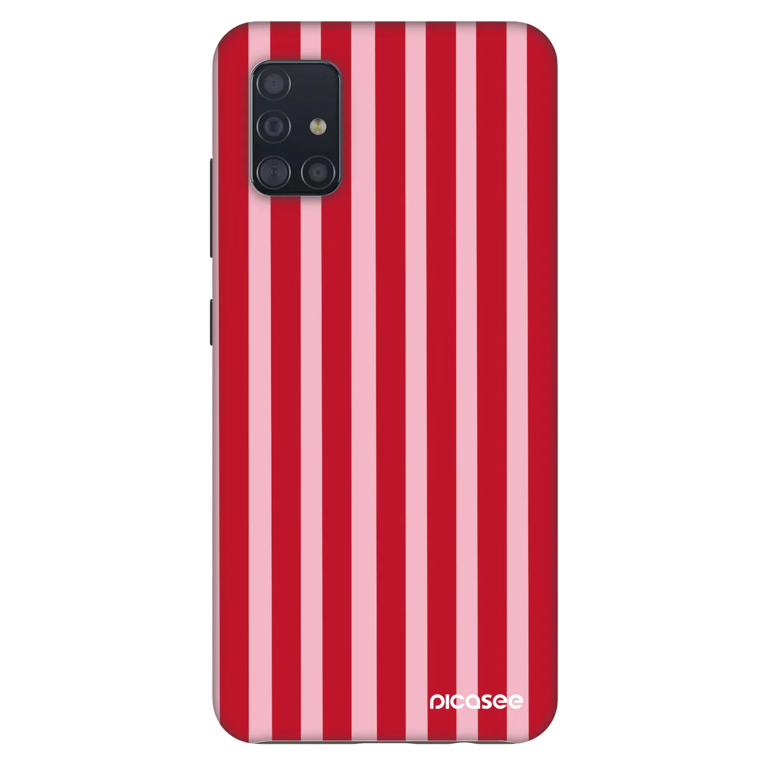 Picasee Fashion Case za Samsung Galaxy A51 A515F - Lines red