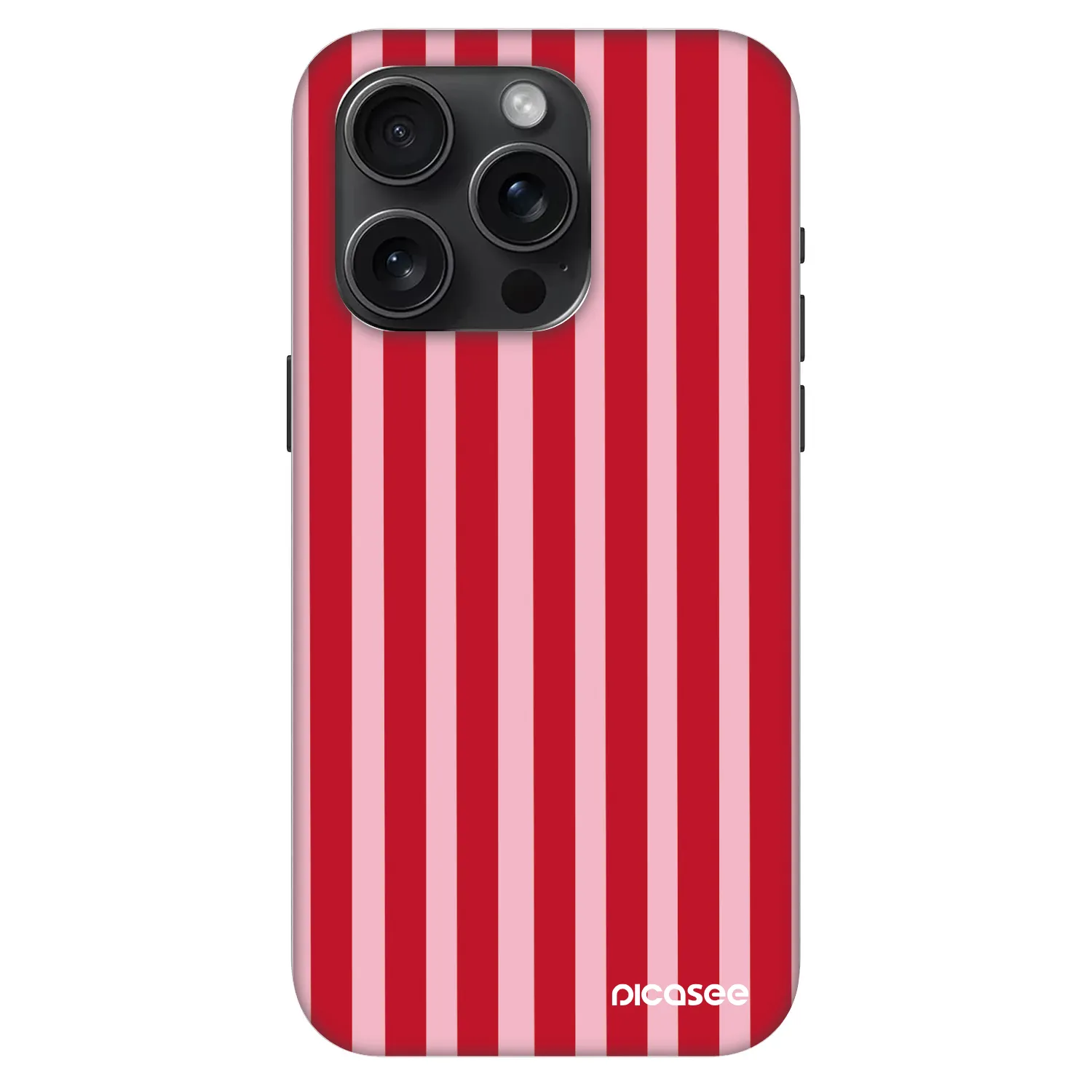 Picasee Fashion Case MagSafe za Apple iPhone 15 Pro - Lines red