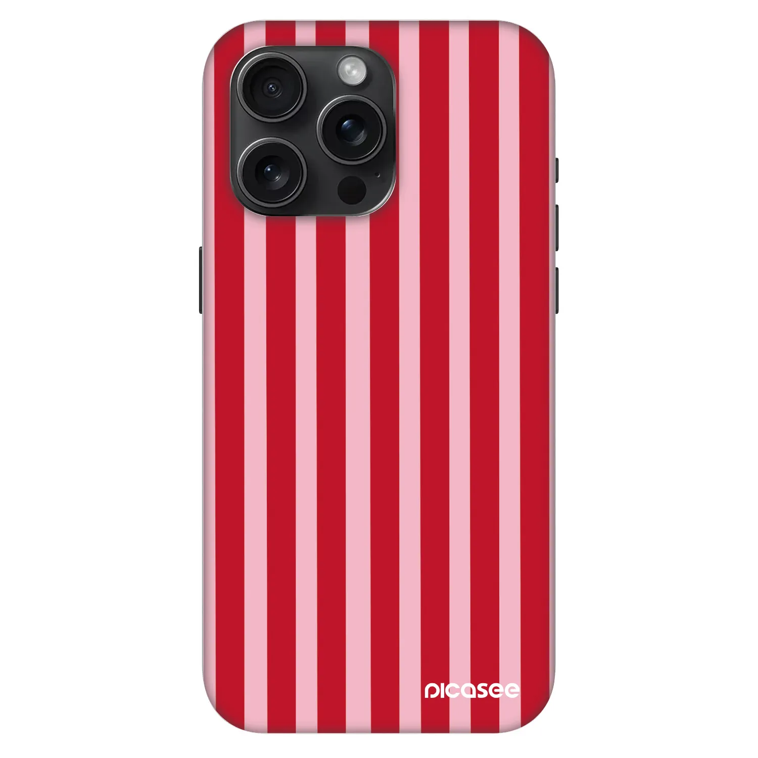 Picasee Fashion Case MagSafe za Apple iPhone 15 Pro Max - Lines red