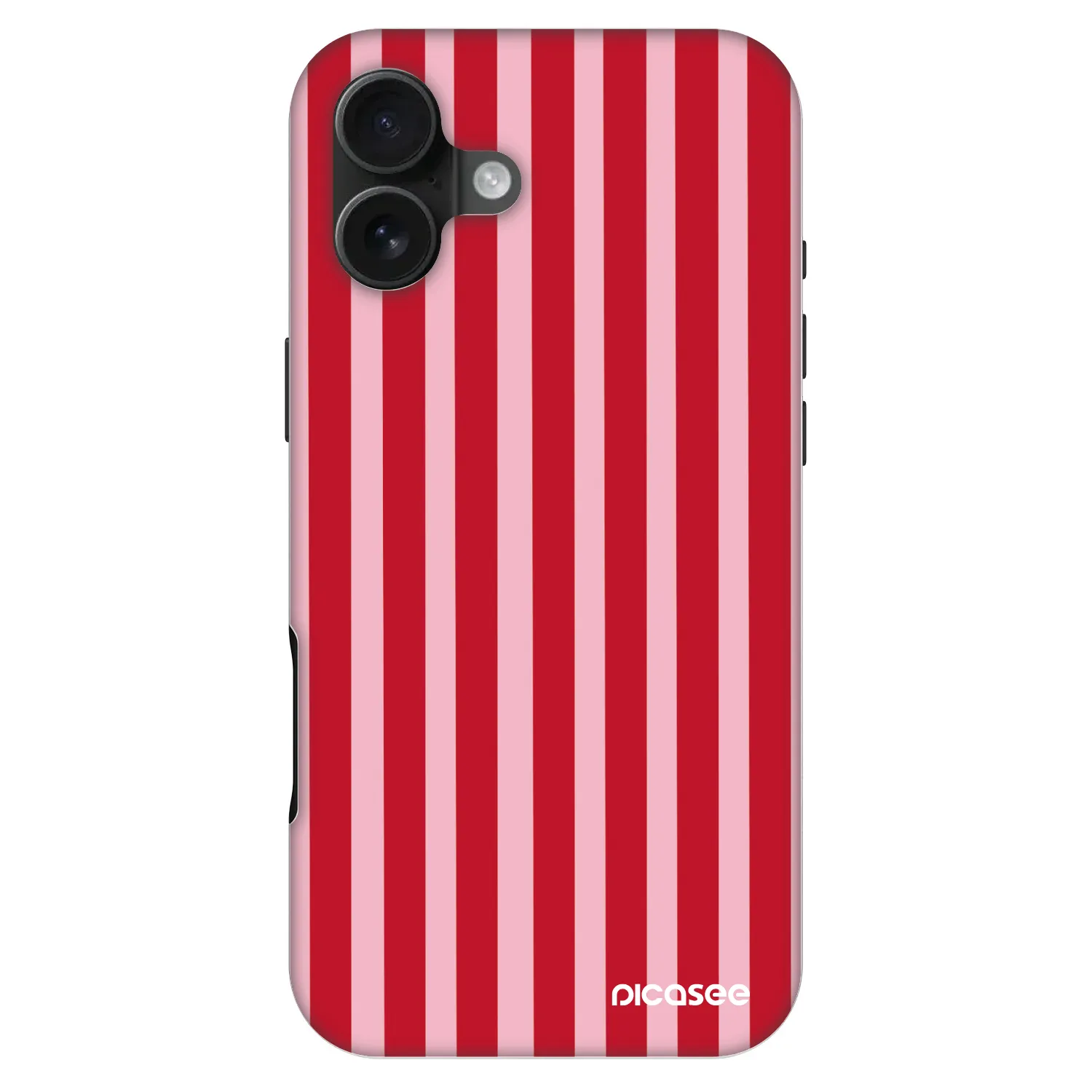 Picasee Fashion Case MagSafe za Apple iPhone 16 Plus - Lines red