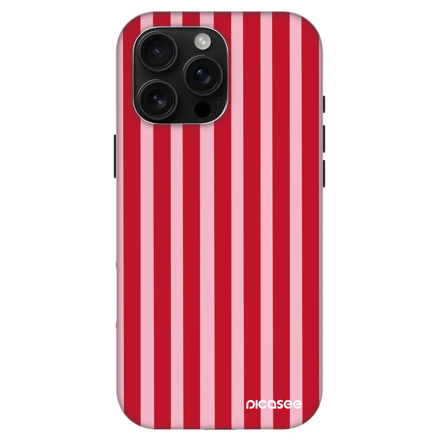 Picasee Fashion Case MagSafe za Apple iPhone 16 Pro Max - Lines red