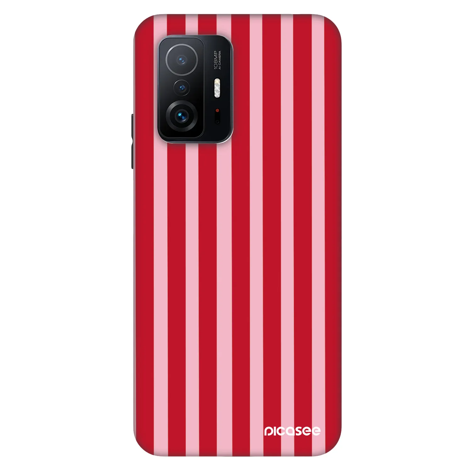Picasee Fashion Case za Xiaomi 11T - Lines red