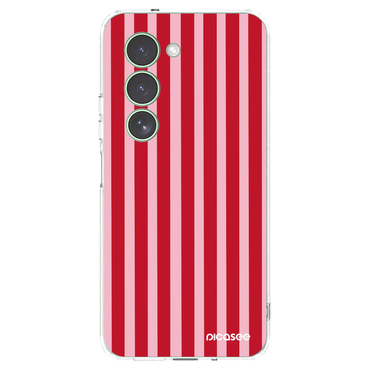 Picasee silikonska prozirna maskica za Xiaomi Redmi 15 5G - Lines red